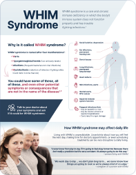 WHIM Syndrome Patient Educational Materials